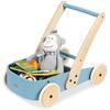 Pinolino Pinolino Lauflernwagen Fiete, blau, aus Holz beige Kinder Holzspielzeug