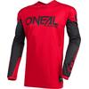 Oneal Element Threat Motocross Jersey, schwarz-rot, Größe XL
